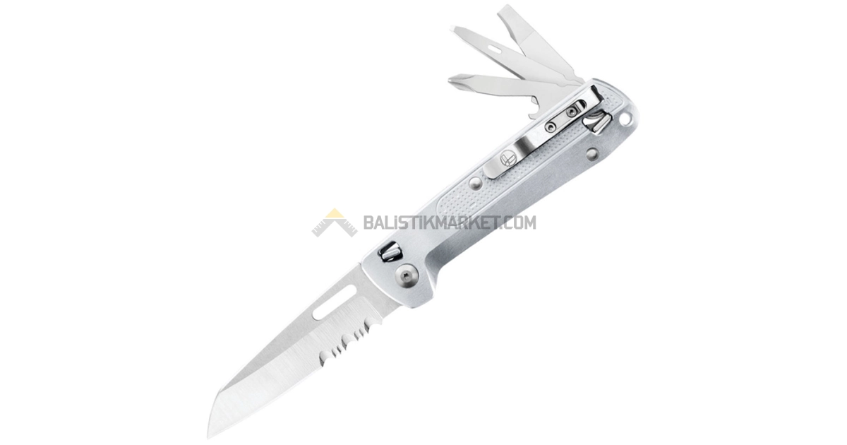 Leatherman Free K2X Çok Amaçlı Çakı (Metalik)