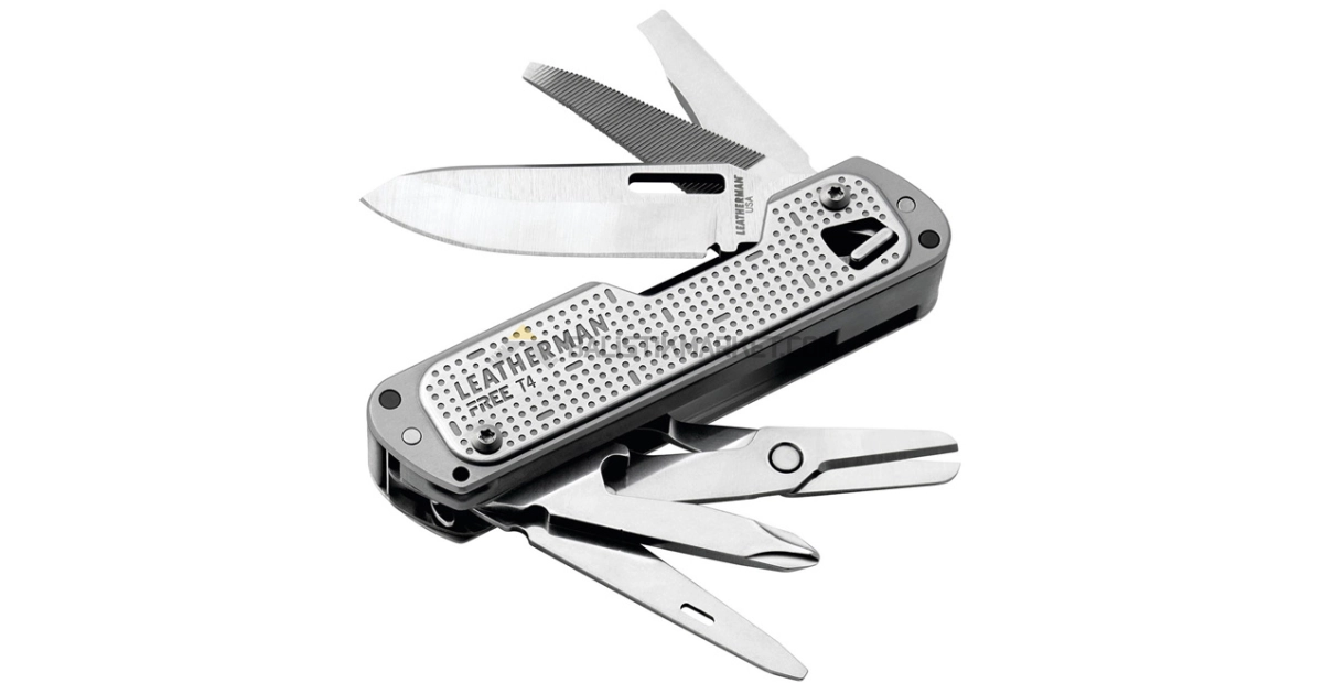 Leatherman Free T4 Çok Amaçlı Çakı (Metalik)