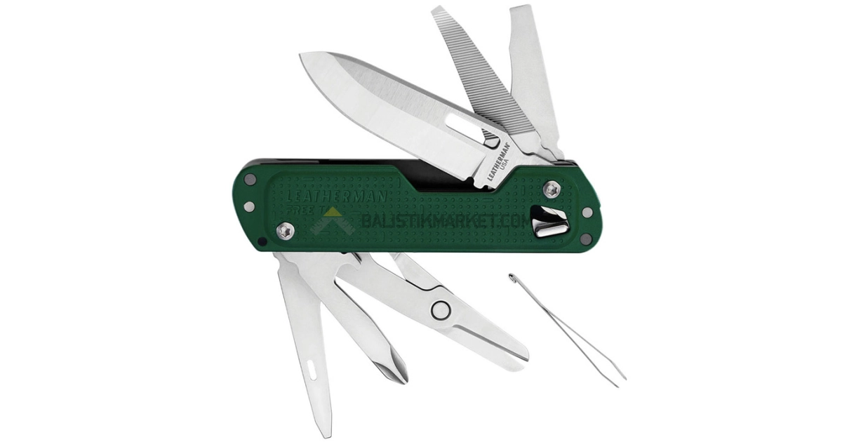 Leatherman Free T4 Çok Amaçlı Çakı (Evergreen)