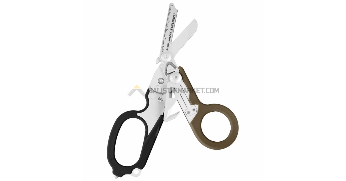 Leatherman Raptor Rescue Çok Amaçlı Makas (Coyote Tan/Siyah)