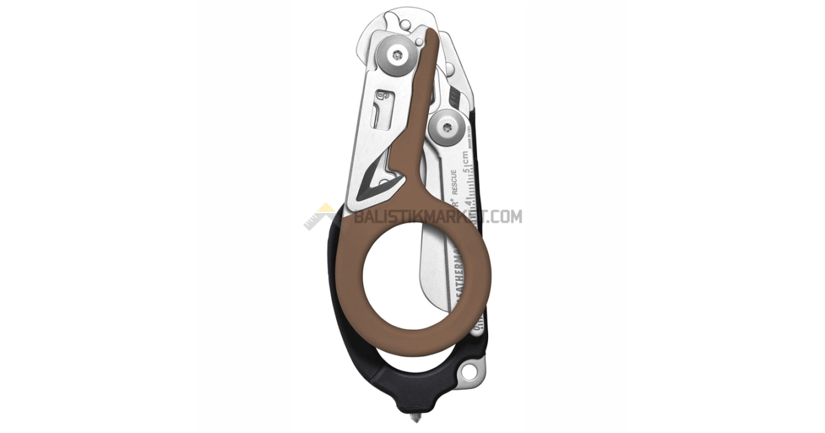 Leatherman Raptor Rescue Çok Amaçlı Makas (Coyote Tan/Siyah)