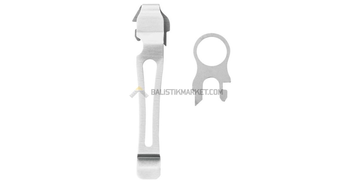 Leatherman Çıkarılabilir Cep Klipsi Ve Kordon Halkası (Metalik)