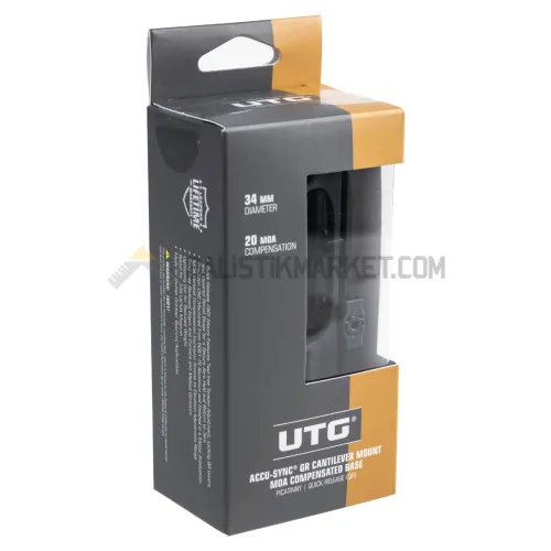 Leapers UTG Accu-Sync QR 34mm 20 MOA Tek Parça Tüfek Dürbün Ayağı
