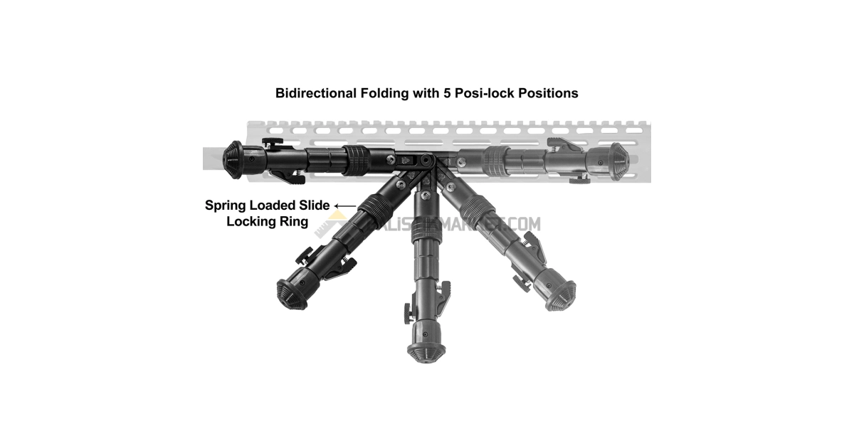 Leapers UTG Recon Flex M-LOK Çatal Ayak 6-8"
