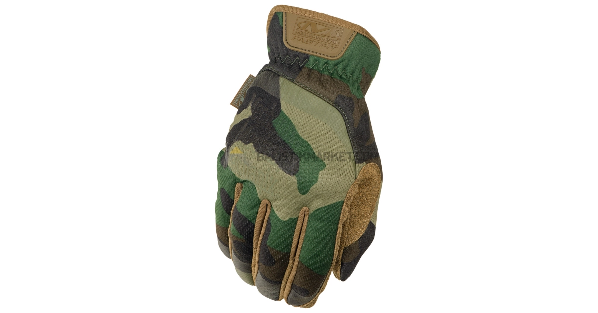 Mechanix Wear FastFit Woodland Camo Taktik Eldiven