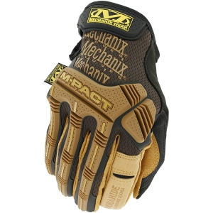 Mechanix Wear Leather M-Pact Deri Eldiven (Kahverengi)