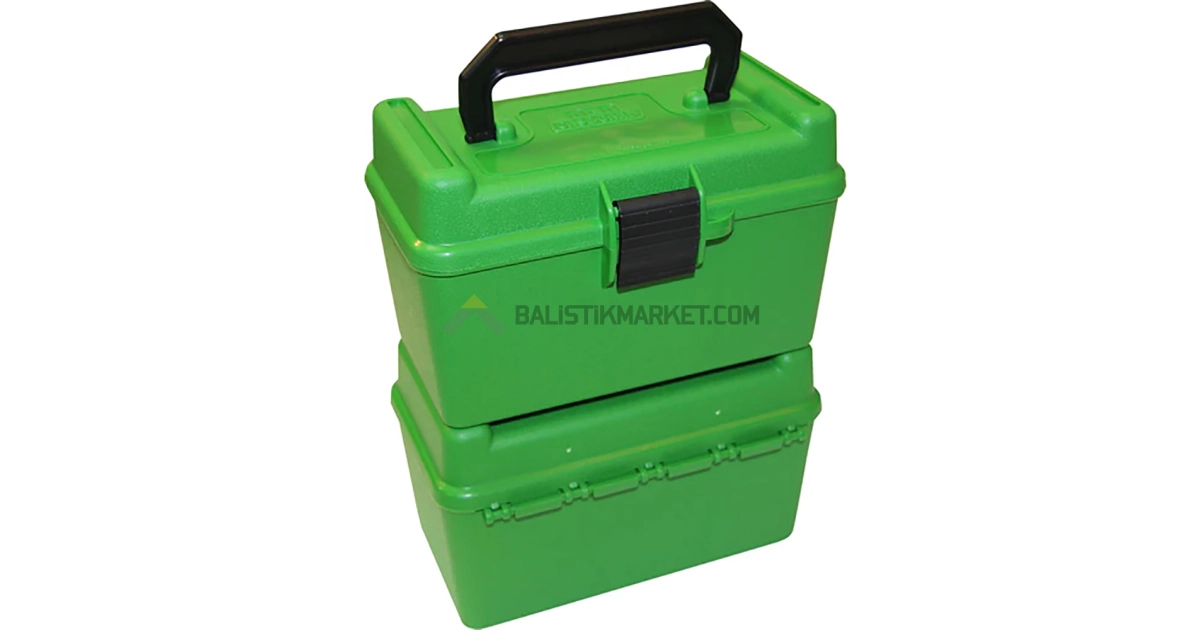 MTM Case-Gard H-50 RM Deluxe, 50 Kapasiteli Fişek Kutusu (Yeşil)