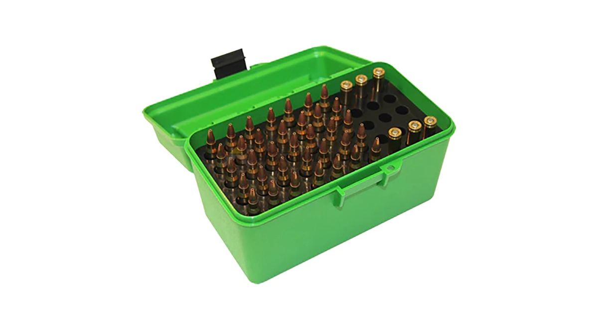 MTM Case-Gard H-50 RM Deluxe, 50 Kapasiteli Fişek Kutusu (Yeşil)