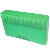 MTM Case-Gard J-20-L Kayar Kapaklı, 20 Kapasiteli Fişek Kutusu (Saydam Yeşil)