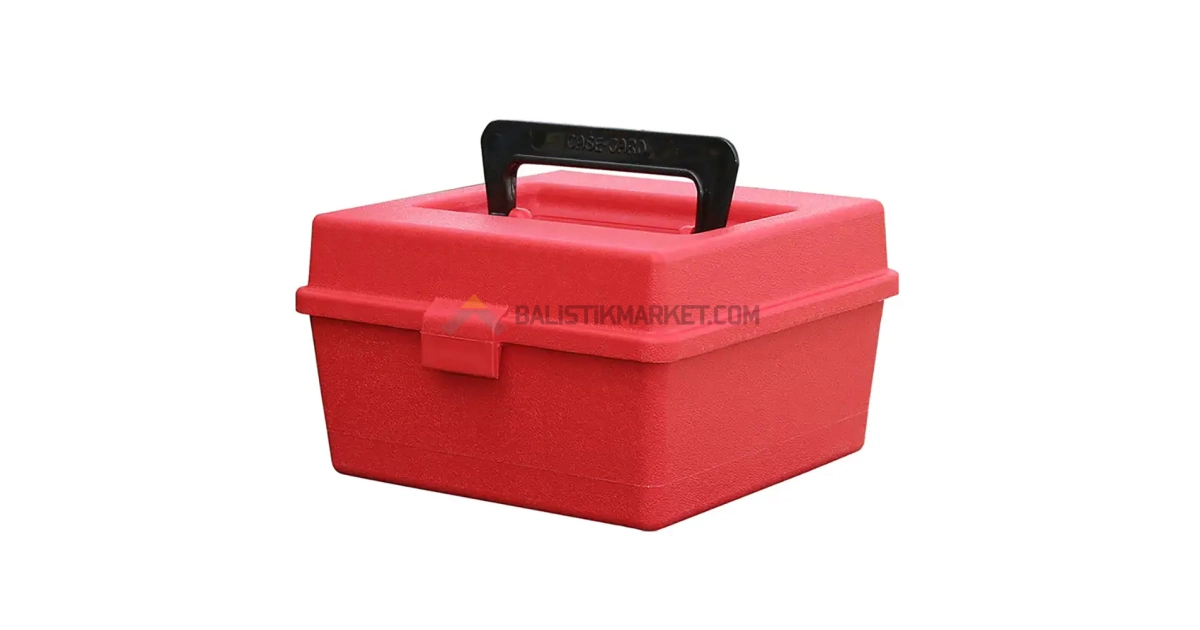MTM Case-Gard R-100 Deluxe, 100 Kapasiteli Fişek Kutusu (Kırmızı)