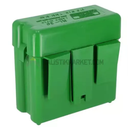 MTM Case-Gard RL-20-10 Bel Tipi, 20 Kapasiteli Fişek Kutusu (Yeşil)