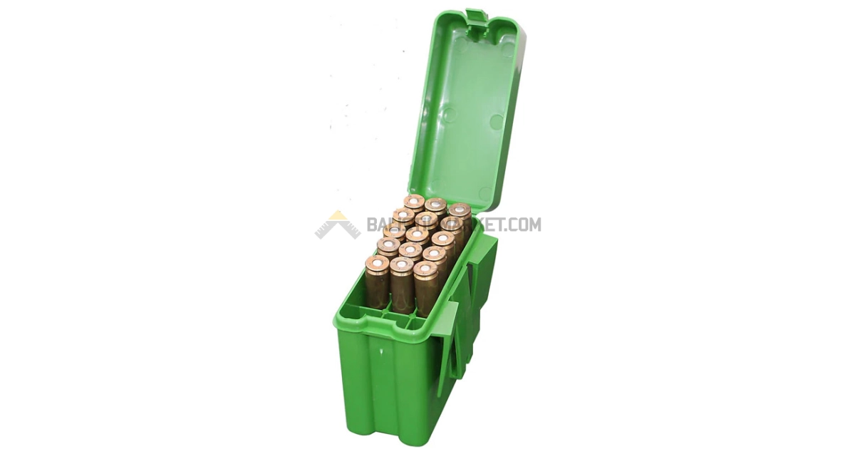 MTM Case-Gard RM-20-10 Bel Tipi, 20 Kapasiteli Fişek Kutusu (Yeşil)