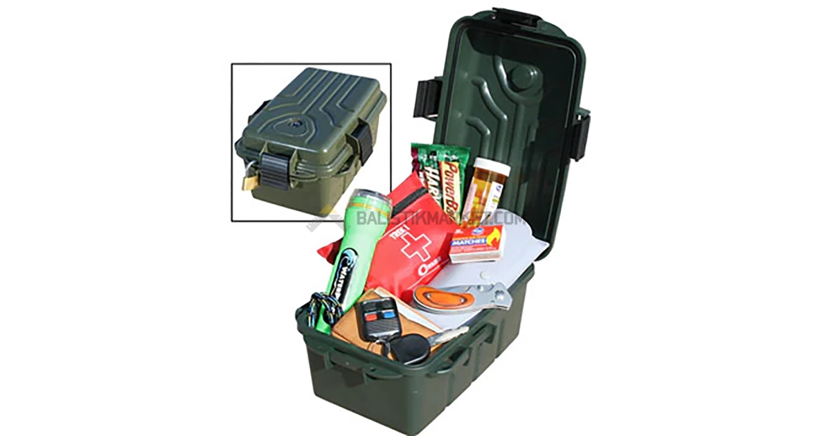 MTM Case-Gard Survivor Large Su Geçirmez Hayatta Kalma Kutusu (Forest Green)