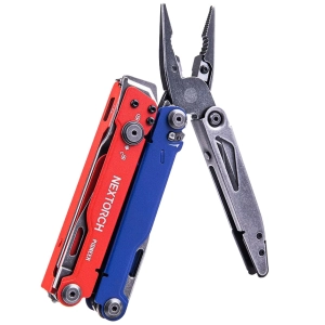 Nextorch Pioneer MT20 Çok Amaçlı Pense (Kırmızı, Mavi)