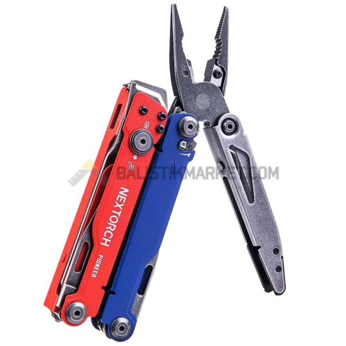 Nextorch Pioneer MT20 Çok Amaçlı Pense (Kırmızı, Mavi)