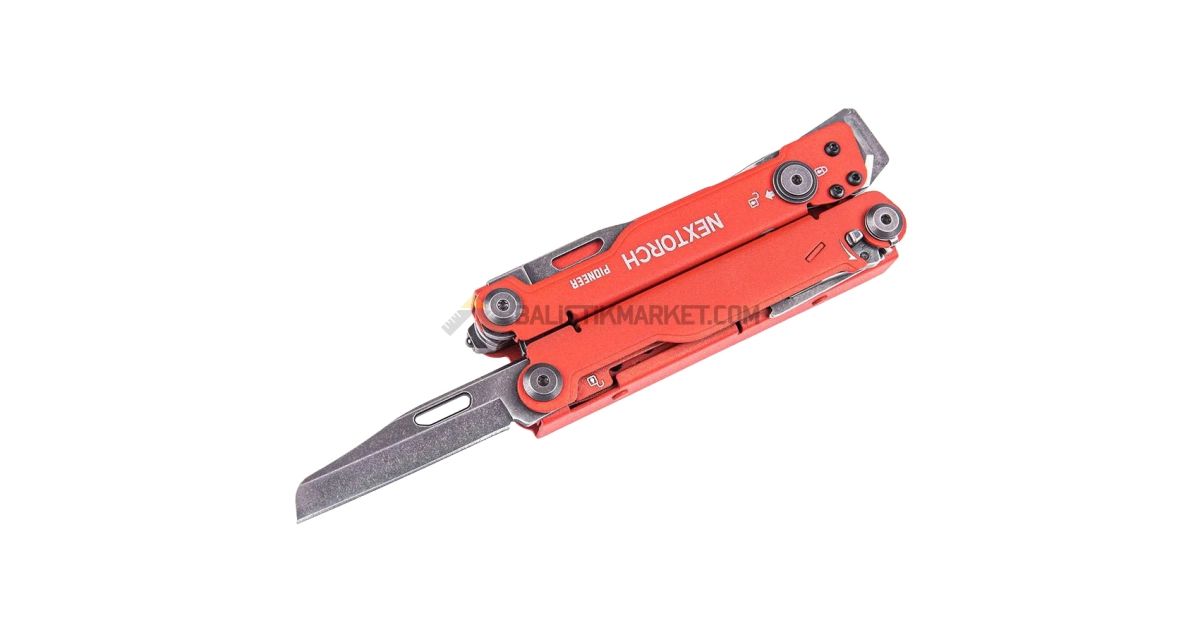 Nextorch Pioneer MT20 Çok Amaçlı Pense (Kırmızı)