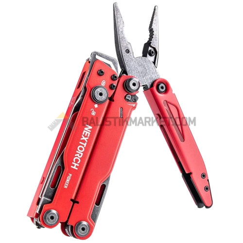 Nextorch Pioneer MT20 Çok Amaçlı Pense (Kırmızı)