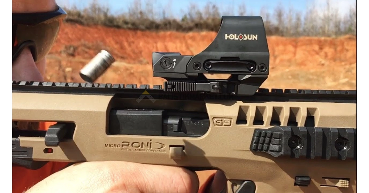 Holosun HS510C Solar Multi-Reticle Open Reflex Sight (2 MOA & 65