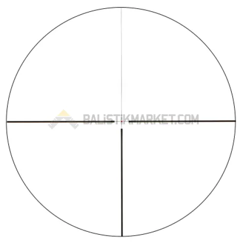 Nutrek Optics Blackiron 2.5-10x50 SFP IR (MOA) Tüfek Dürbünü