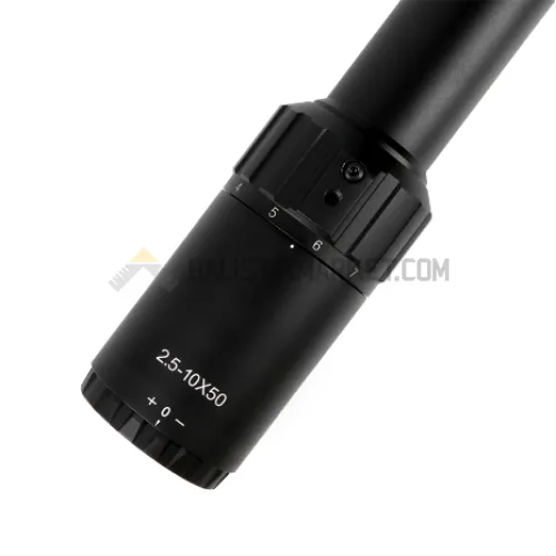 Nutrek Optics Blackiron 2.5-10x50 SFP IR (MOA) Tüfek Dürbünü