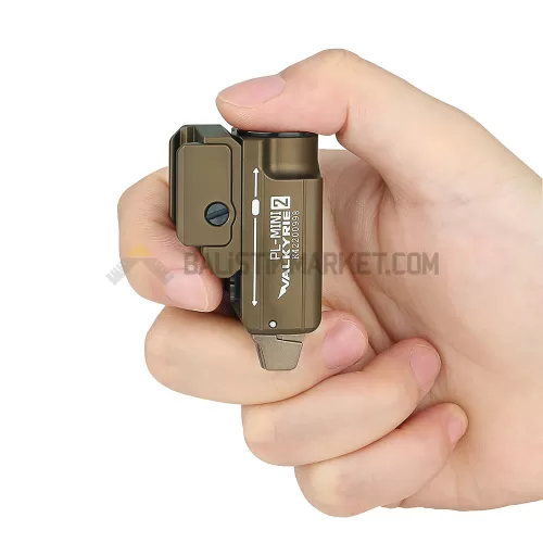 Olight PL-Mini 2 Valkyrie Şarjlı 600 Lümen Taktik Tabanca Feneri (Desert Tan)