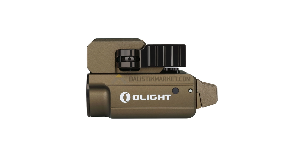 Olight PL-Mini 2 Valkyrie Şarjlı 600 Lümen Taktik Tabanca Feneri (Desert Tan)