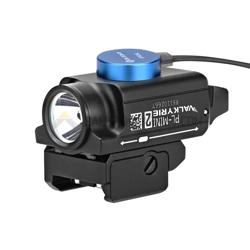 Olight PL-Mini 2 Valkyrie Şarjlı 600 Lümen Taktik Tabanca Feneri (Siyah)