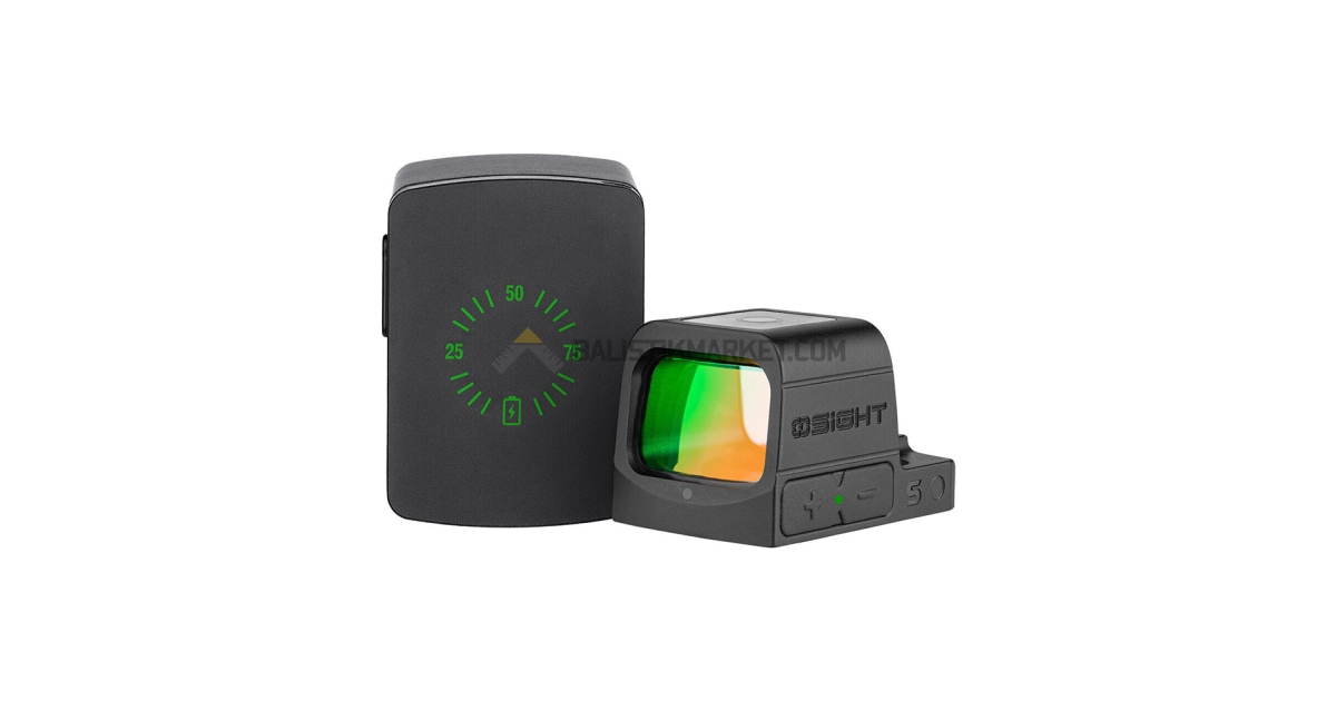 Osight S Enclosed Multi-Reticle Red Dot (2 MOA & 32 MOA Circle)