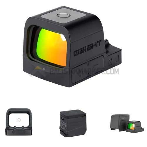 Osight S Enclosed Multi-Reticle Red Dot (2 MOA & 32 MOA Circle)