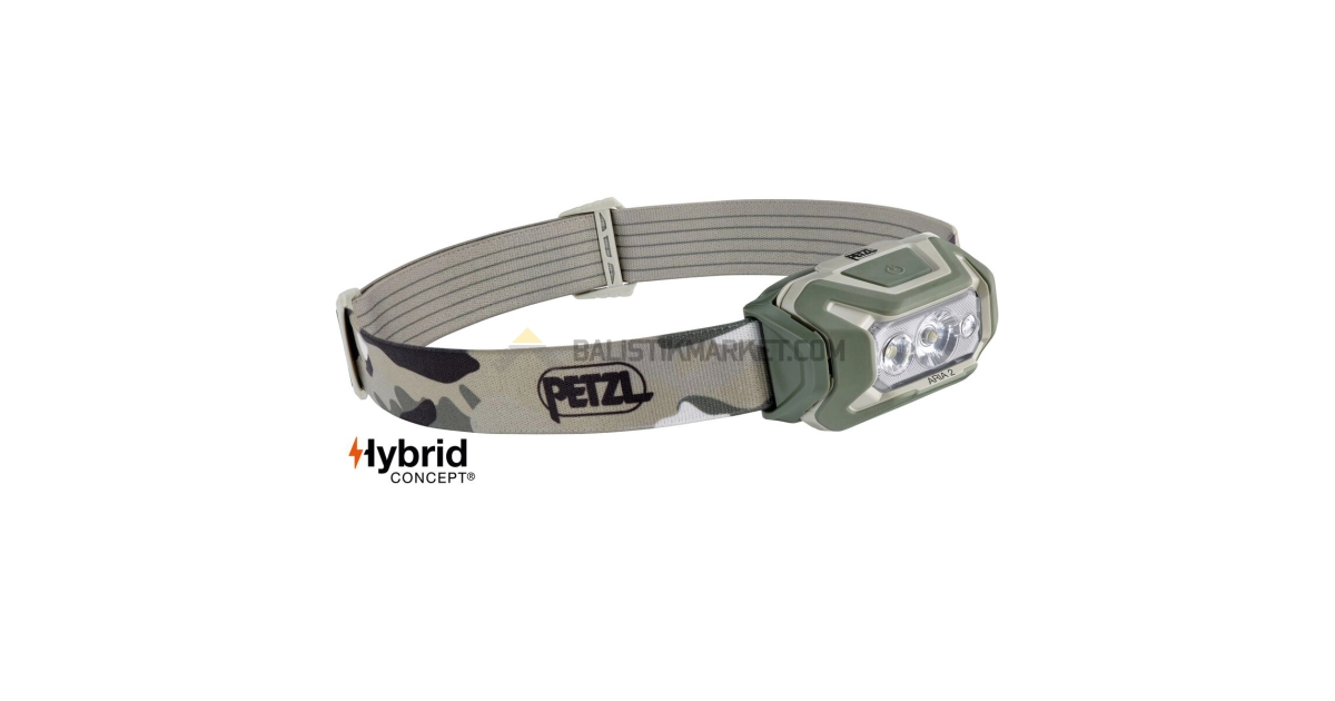 Petzl Tactical ARIA 2 RGB 450 Lümen Kafa Feneri (Multicam)