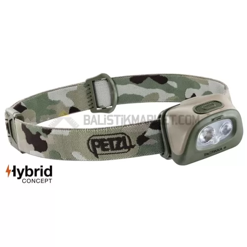 Petzl TacTikka + 350 Lümen Kafa Feneri (Multicam)