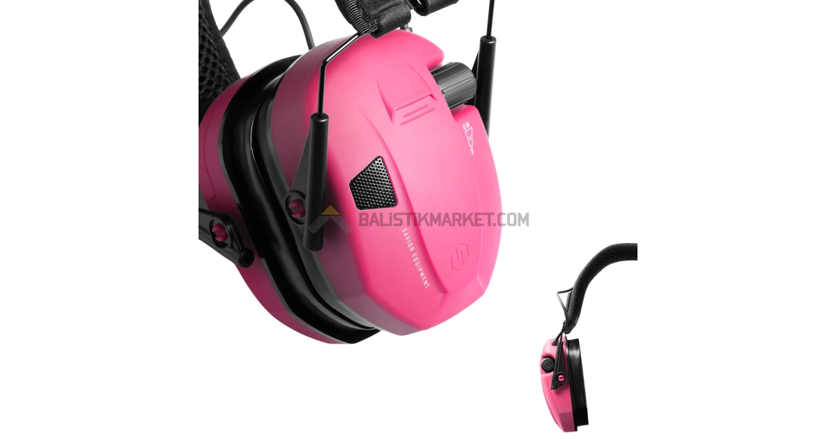 Savior Equipment Apollo Elektronik Atış Kulaklığı (Pembe)