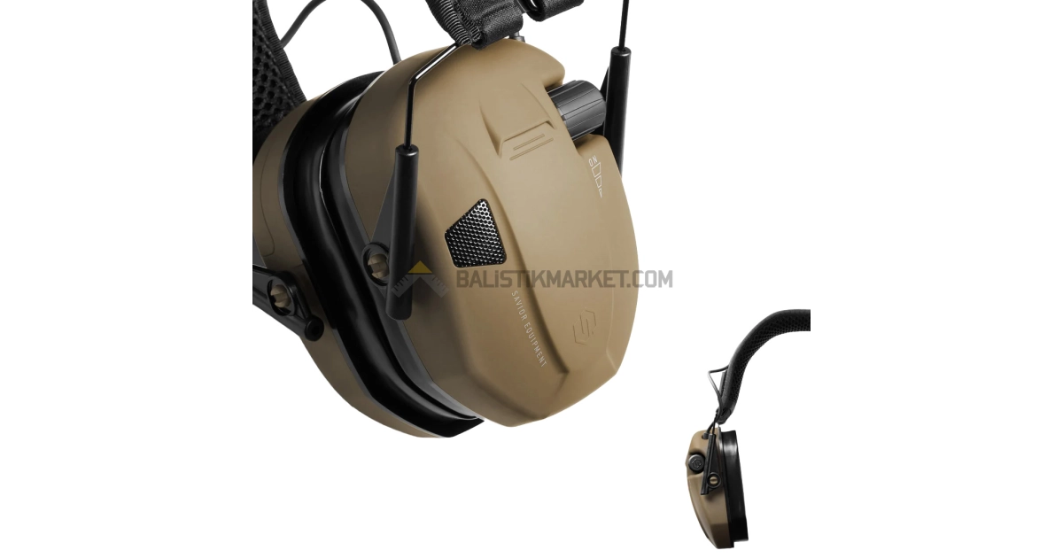 Savior Equipment Apollo Elektronik Atış Kulaklığı (Tan)