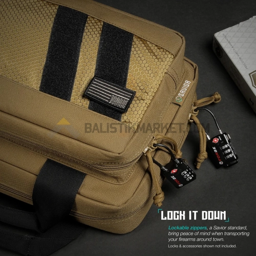 Savior Equipment Specialist Çift Kapasiteli Tabanca Çantası (Tan)