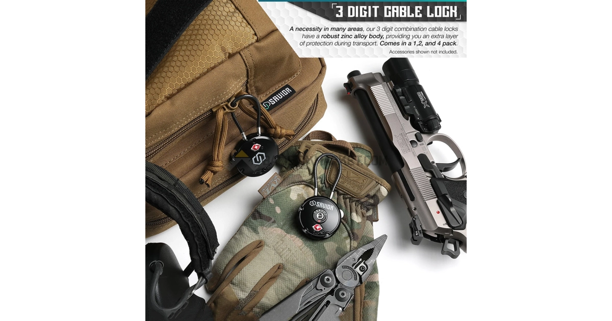 Savior Equipment 3 Hane Asma Kilit (Od Green)