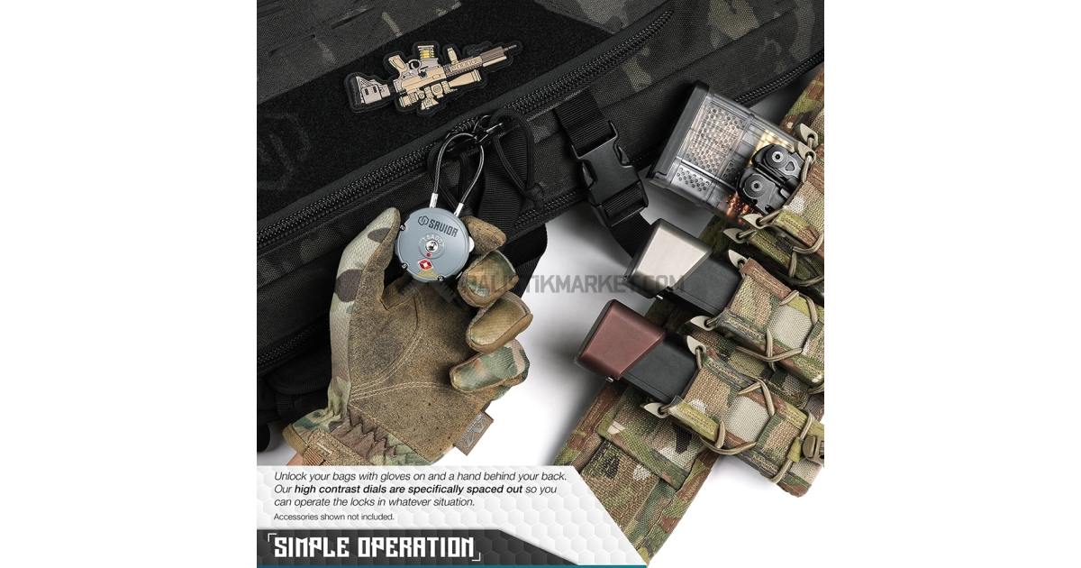 Savior Equipment 3 Hane Asma Kilit (Tan)