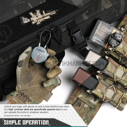 Savior Equipment 3 Hane Asma Kilit (Tan)