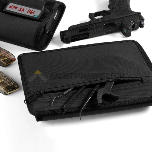 Savior Equipment M.B Çift Kapasiteli Tabanca Şarjör Kılıfı (Siyah)