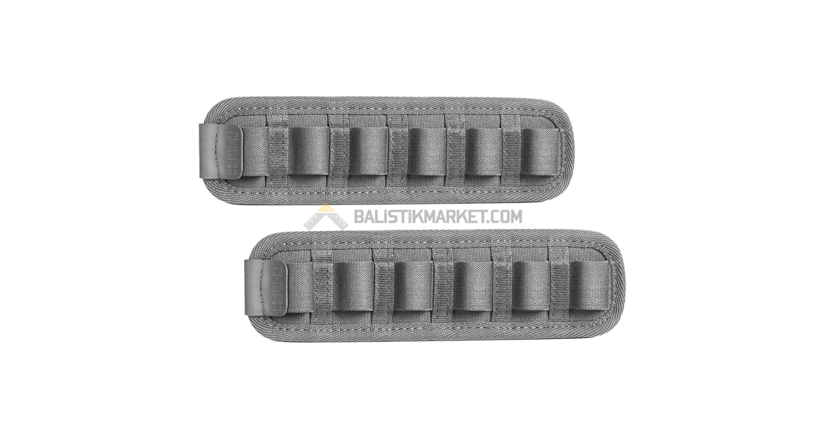 Savior Equipment 2'li 12 Kalibre Fişek Kılıfı (Gri)