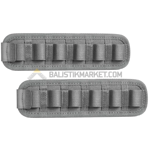 Savior Equipment 2'li 12 Kalibre Fişek Kılıfı (Gri)