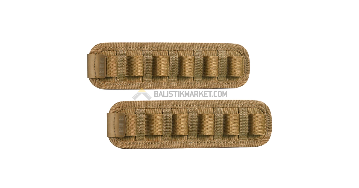 Savior Equipment 2'li 12 Kalibre Fişek Kılıfı (Tan)