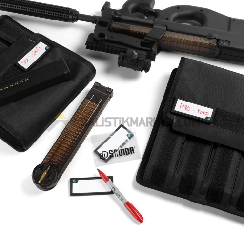 Savior Equipment 8'li Yazılabilir ID Yama 3,5" (Siyah)