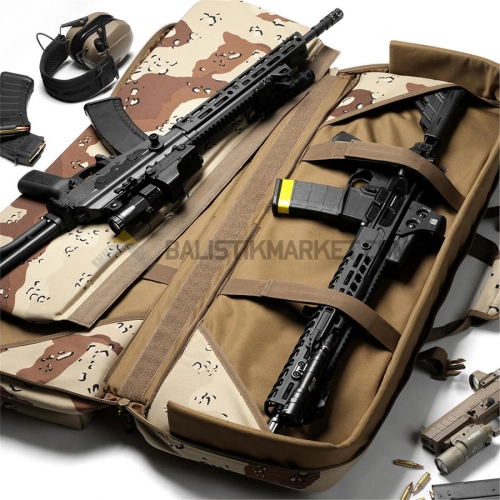 Savior Equipment Urban Warfare Çift Kapasiteli Tüfek Çantası 36" (Multicam Arid)