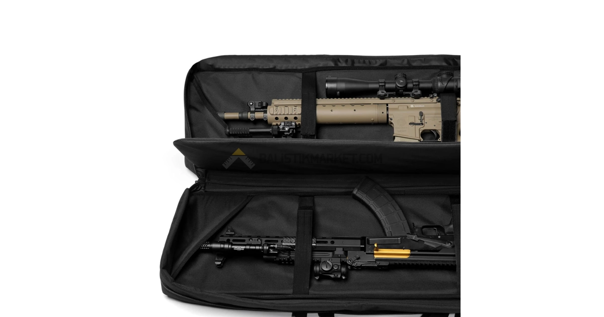 Savior Equipment Urban Warfare Çift Kapasiteli Tüfek Çantası 51" (Siyah)