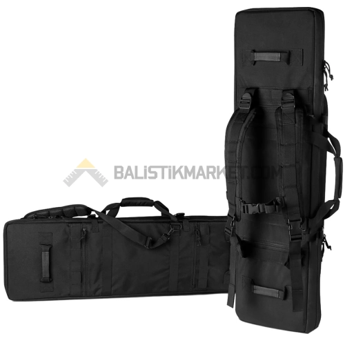 Savior Equipment Urban Warfare Çift Kapasiteli Tüfek Çantası 51" (Siyah)