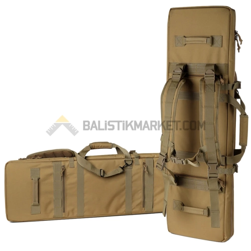 Savior Equipment Urban Warfare Çift Kapasiteli Tüfek Çantası 51" (Tan)