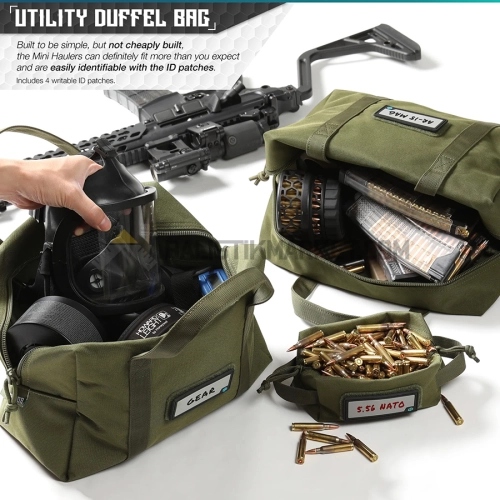 Savior Equipment Mini Hauler Duffle Mühimmat Çantası (Siyah)