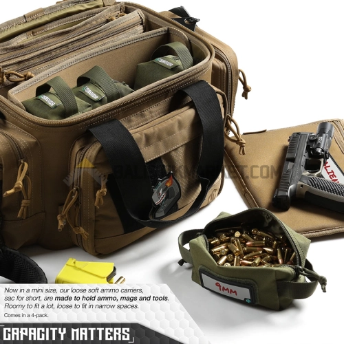 Savior Equipment 4'lü Mini Loose SAC Mühimmat Çantası (Od Green)