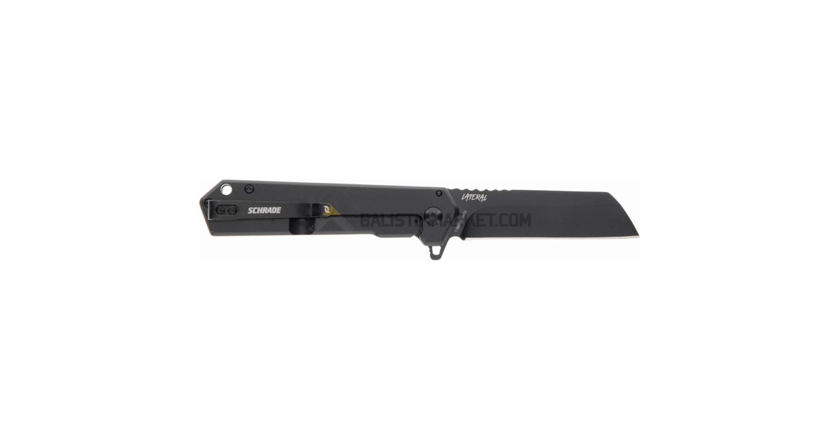 Schrade Delta Class Lateral BLK Folder Çakı (Siyah)