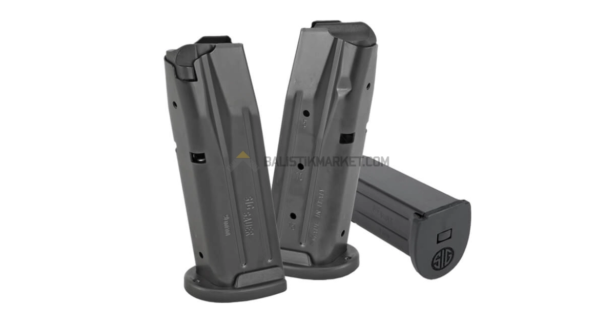 Sig Sauer P250/P320 Compact, 15 Kapasiteli Şarjör